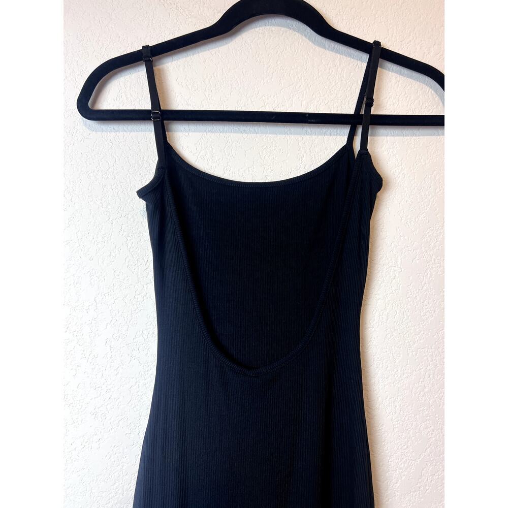 Skims Soft Lounge Long Slip Dress Onyx, Size XS New with Tag - Picture 4 of 6